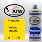 Preview: Porsche, Yellow Tricoat, 0T1 / 7N: 400ml Sprühdose, von ATW Autoteile West.